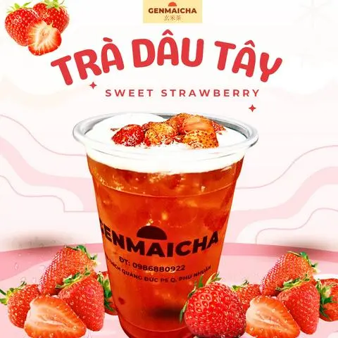 Hình ảnh Trà dâu tây