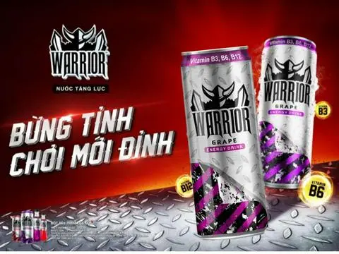 Hình ảnh Nước tăng lực warrior vị nho 