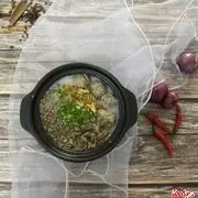 Hình ảnh cháo bò viên thịt bằm