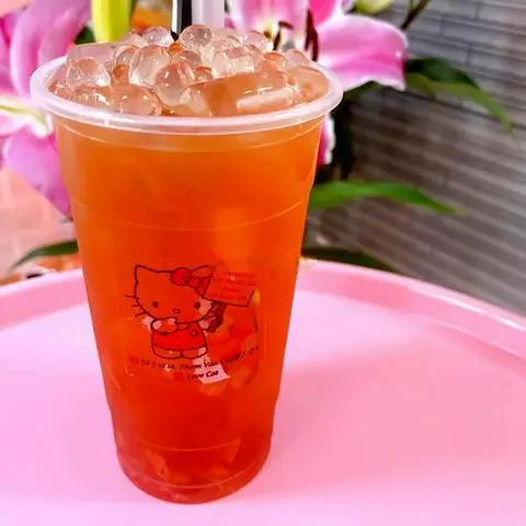 Hình ảnh Trà  bưởi Hồng hoa nhài 