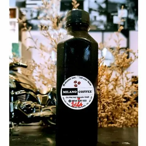 Hình ảnh Nước Cốt - Cà Phê SỮA Hazelnut Của Milano (330ml/chai)
