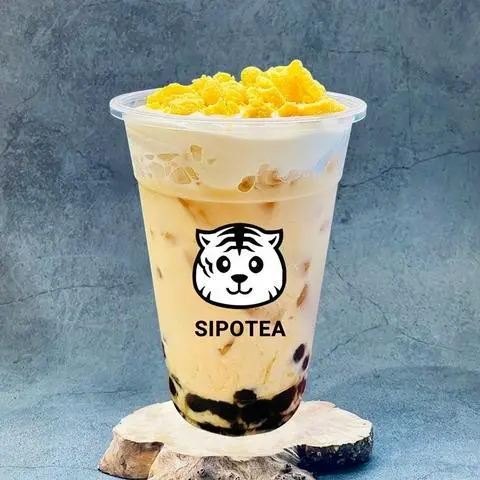 Hình ảnh Trà sữa kem cheese trứng muối