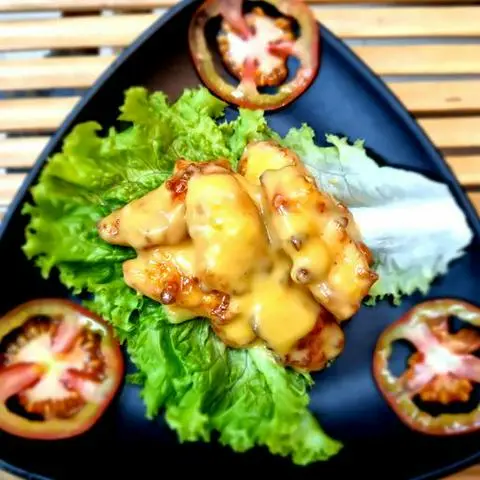 Hình ảnh Tôm chay sốt xoài