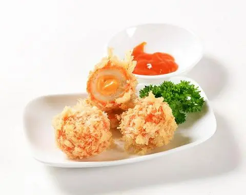 Hình ảnh Cốm đỏ nhân phô mai