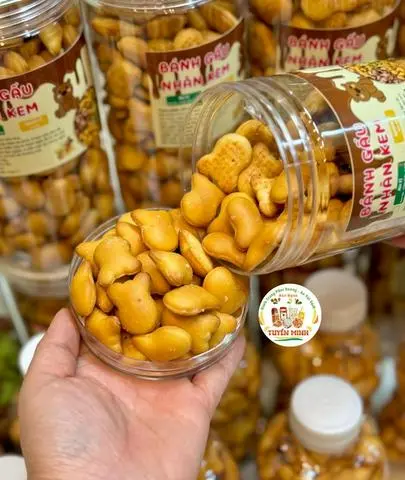 Hình ảnh BÁNH GẤU NGUYÊN VỊ KEM 400Gr (LOẠI 1)