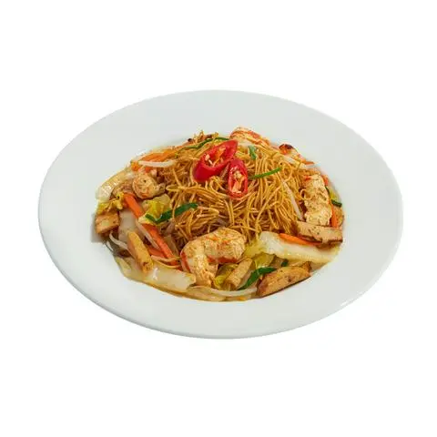Hình ảnh Mì xào Hong Kong chay