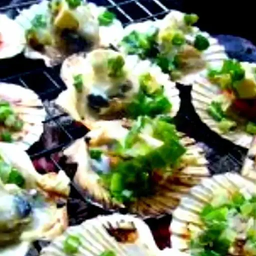 Hình ảnh Sò điệp mỡ hành