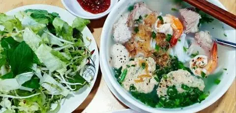 Hình ảnh Bún Mọc Chả Tôm Tươi.