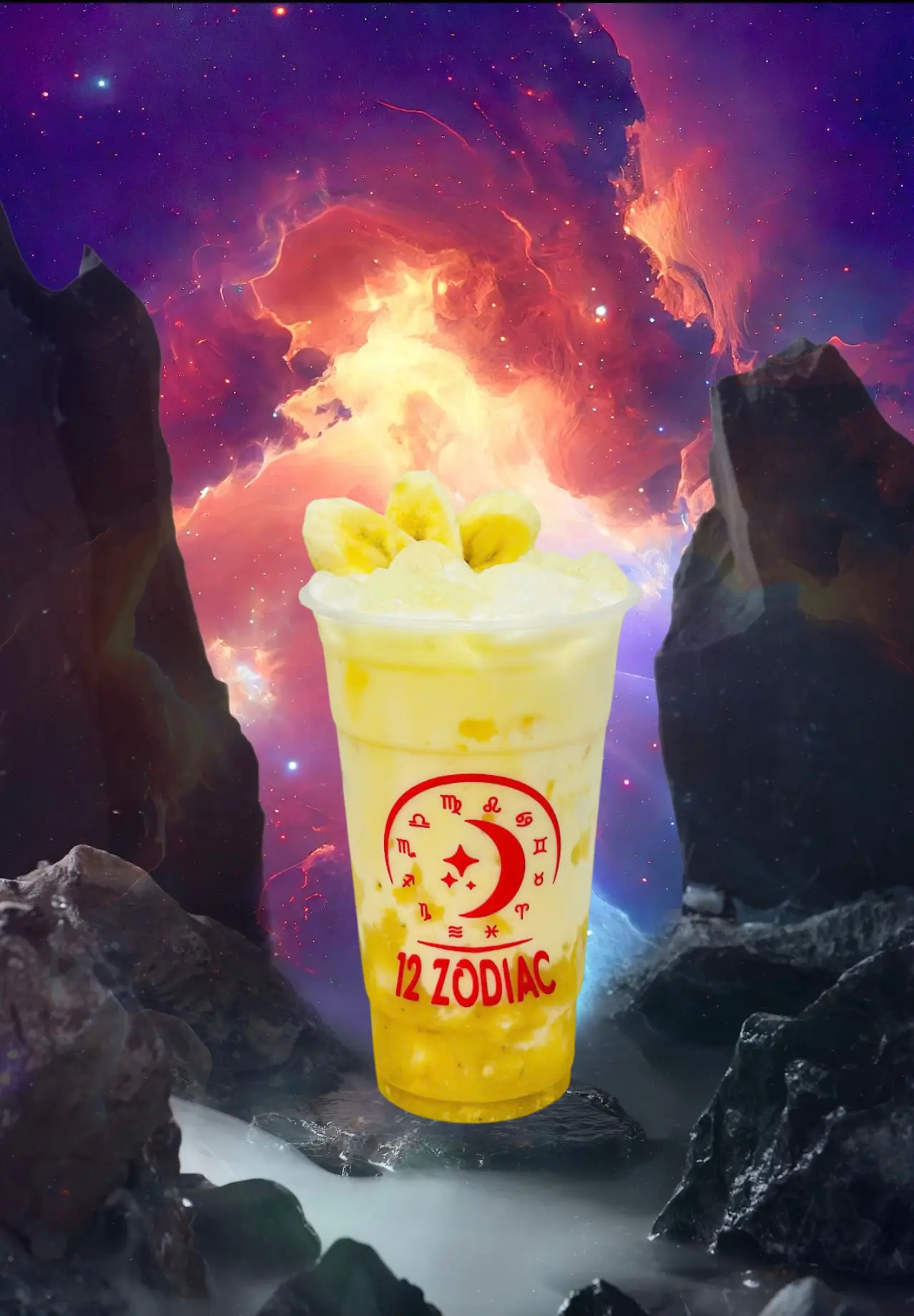 Hình ảnh Latte 12 Zodiac (Latte Chuối)