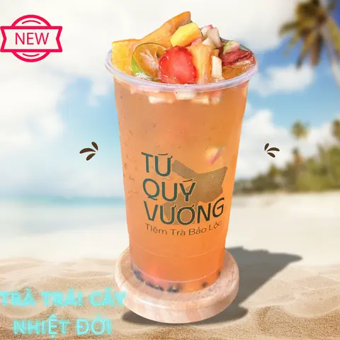 Hình ảnh HOT - Trà Trái Cây Nhiệt Đới Mát Lạnh Tứ Quý Vương