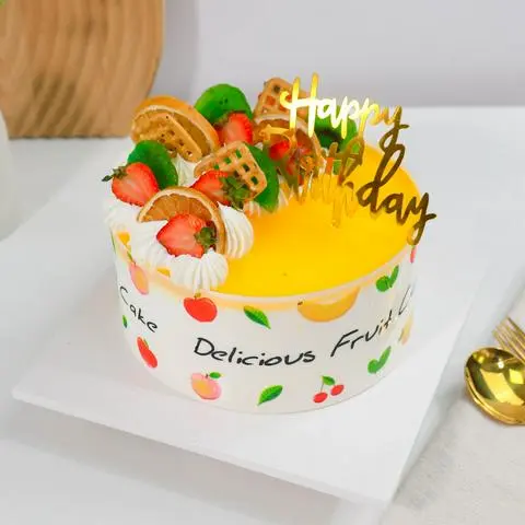 Hình ảnh Bánh Kem Sinh Nhật Trái Cây Tươi - Size 16cm