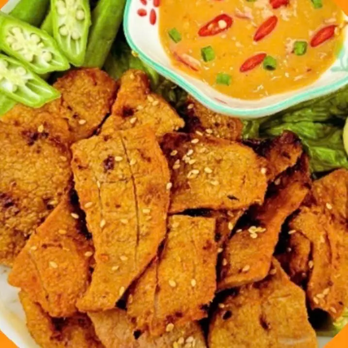Hình ảnh Vú heo nướng chao
