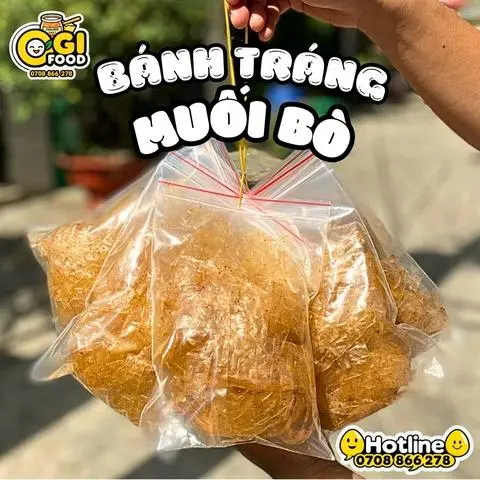 Hình ảnh Bánh Tráng Muối Bò
