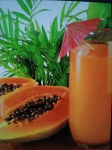 Hình ảnh Sinh tố đu đủ + xoài