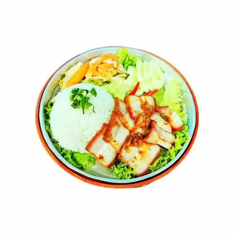 Hình ảnh Cơm Thịt Ba Rọi Nướng 