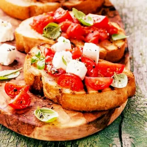 Hình ảnh Bánh mì Bruschetta Ý