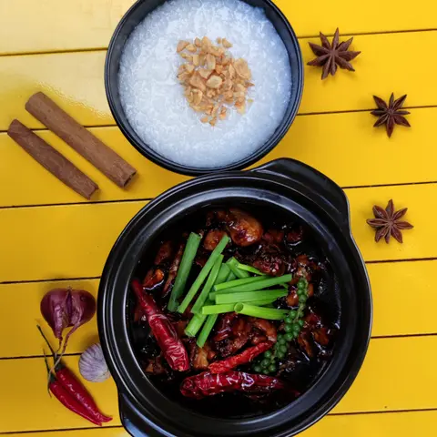 Hình ảnh Cháo ếch - cháo tỏi phi