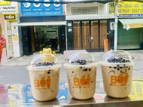 Hình ảnh TRÀ SỮA GẠO RANG FULL TOPPING