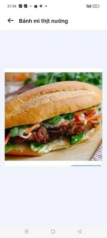 Hình ảnh Bánh mì thịt nướng