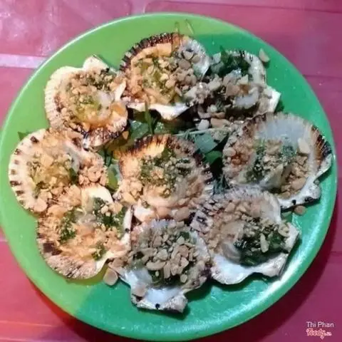 Hình ảnh Sò điệp nướng mỡ hành bơ
