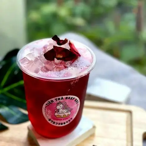 Hình ảnh Trà Hoa Hồng Hạt Chia