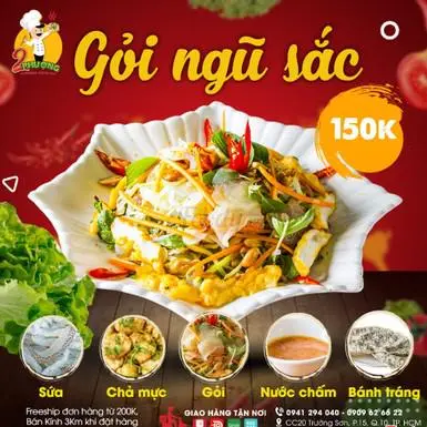 Hình ảnh Gỏi Ngũ Sắc 2 Phượng