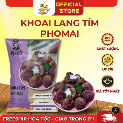 Hình ảnh Khoai lang tím phomai
