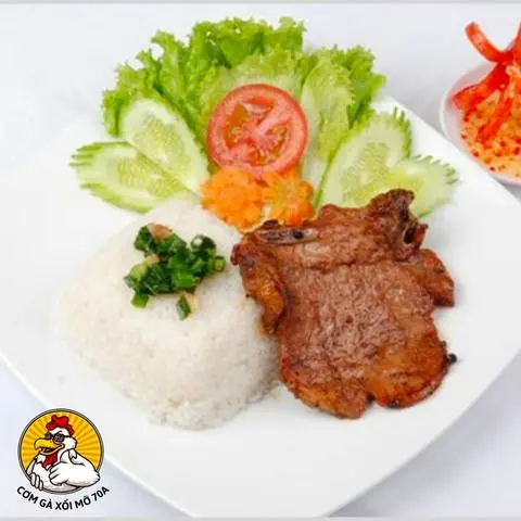 Hình ảnh Cơm tấm sườn + Coca