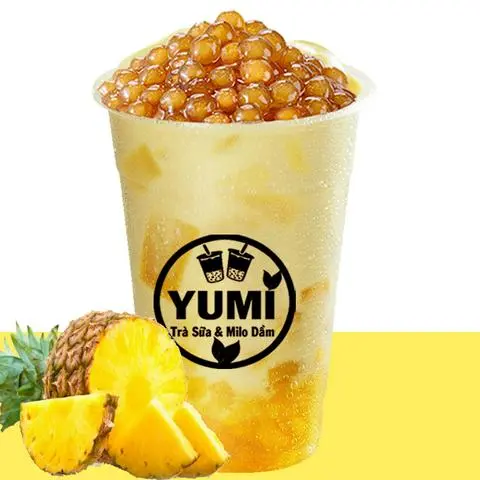 Hình ảnh Trà Sữa Khóm Tươi Dầm (Thơm) (Size 700ml)