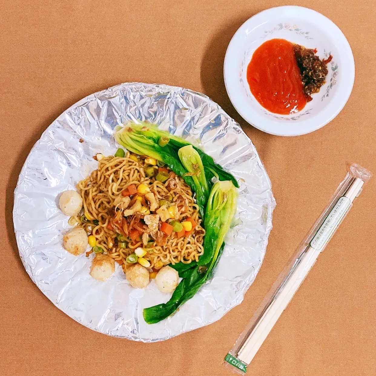 Hình ảnh Mì trộn cá viên