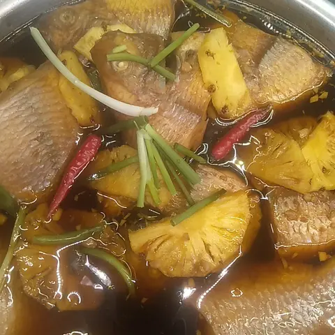 Hình ảnh CƠM CÁ ĐIÊU HỒNG KHO THƠM