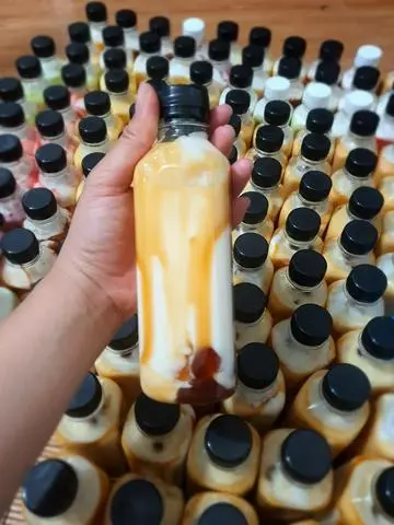 Hình ảnh sữa chua đường đen trân châu 330ml