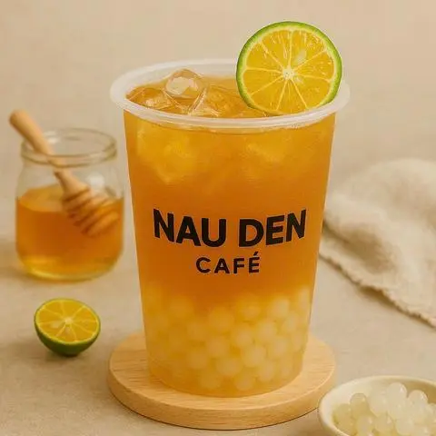 Hình ảnh Hồng Trà Tắc Mật Ong - Trân Châu Trắng
