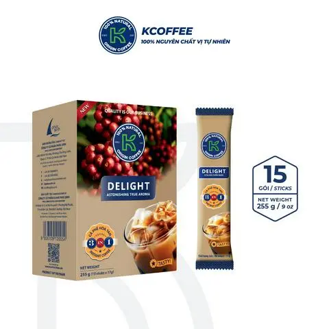 Hình ảnh Sữa Đá K Delight 3IN1 (15 gói x 17g)