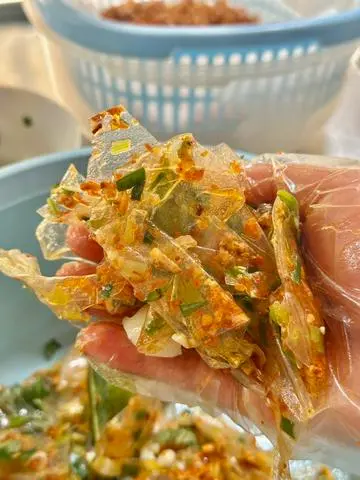 Hình ảnh Bánh tráng dẻo mỡ hành