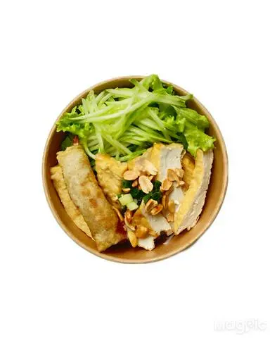 Hình ảnh Bún Đậu Hủ + Chả Giò Tôm
