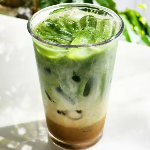Hình ảnh Matcha latte cafe