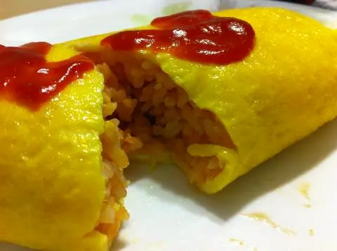 Hình ảnh St-15: Omurice/cơm bọc trứng