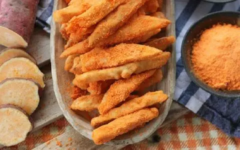 Hình ảnh KHOAI LANG chiên lắc phô mai