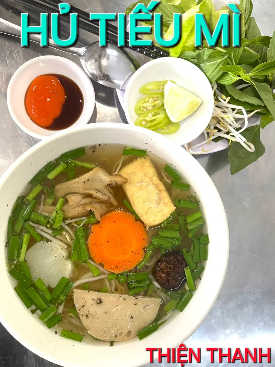 Hình ảnh hủ tiếu chay