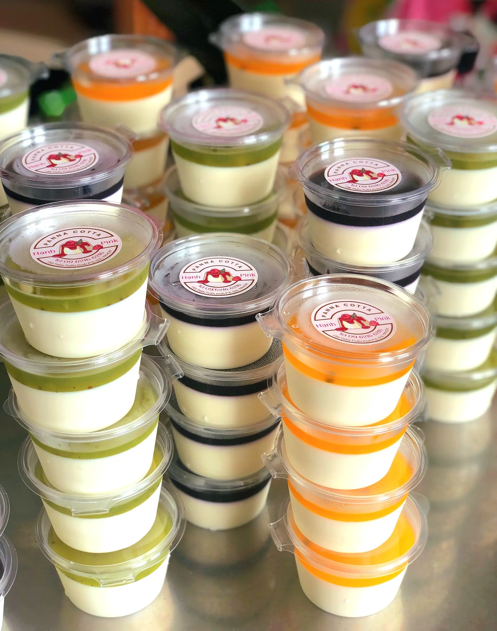 Hình ảnh Set 10 Panna Cotta (mix 5 loại hoặc 1 loại mứt)
