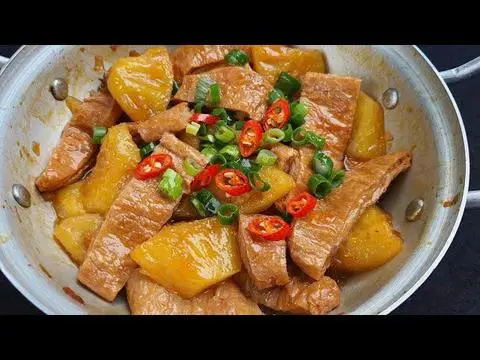 Hình ảnh Sườn non kho thơm chay