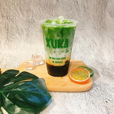 Hình ảnh Matcha trân châu đường đen