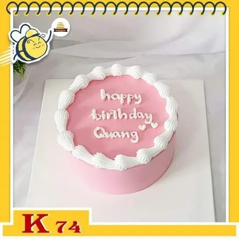 Hình ảnh bánh kem 12cm mã 01