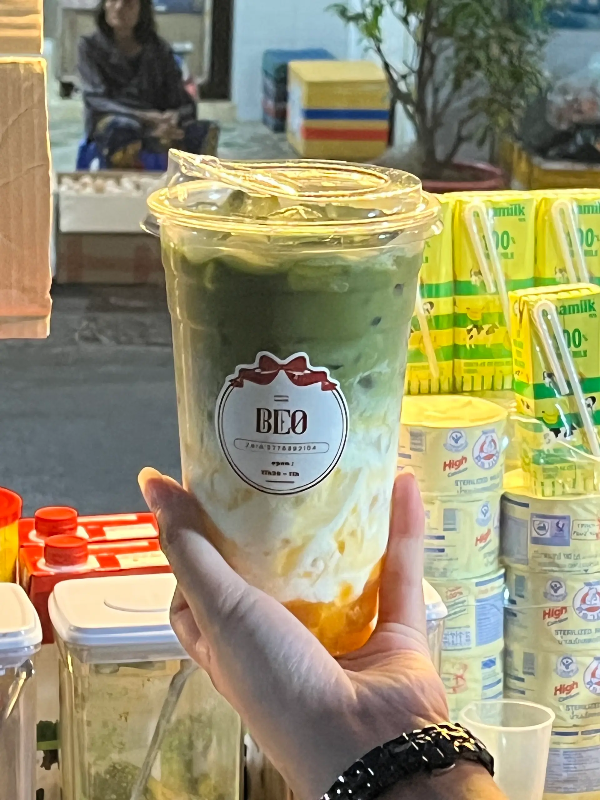 Hình ảnh Matcha latte Xoài