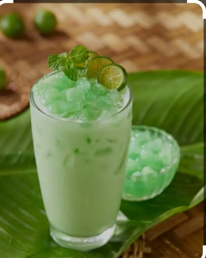 Hình ảnh Trà sữa sâm dứa