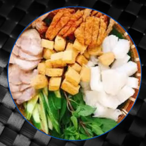 Hình ảnh BÚN ĐẬU THẬP CẨM  3 NGƯỜI