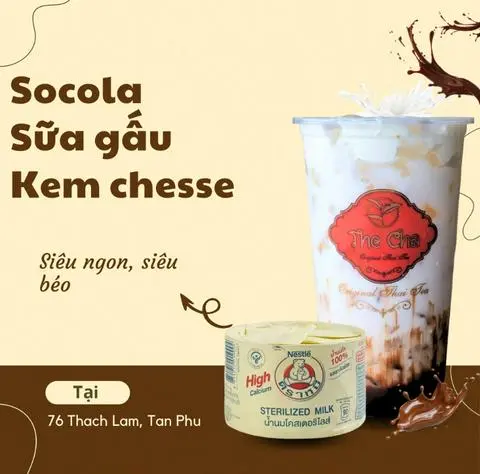 Hình ảnh Socola sữa Gấu kem chesse size L