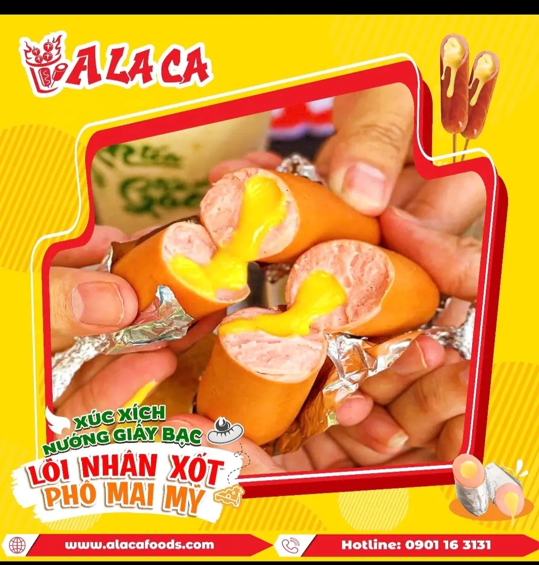 Hình ảnh COMBO 5 XÚC XÍCH PHÔ MAI TAN CHẢY