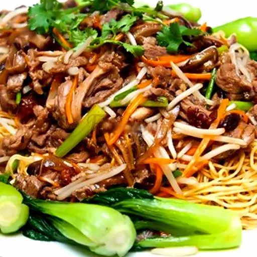 Hình ảnh Lòng Gà Xào Mì